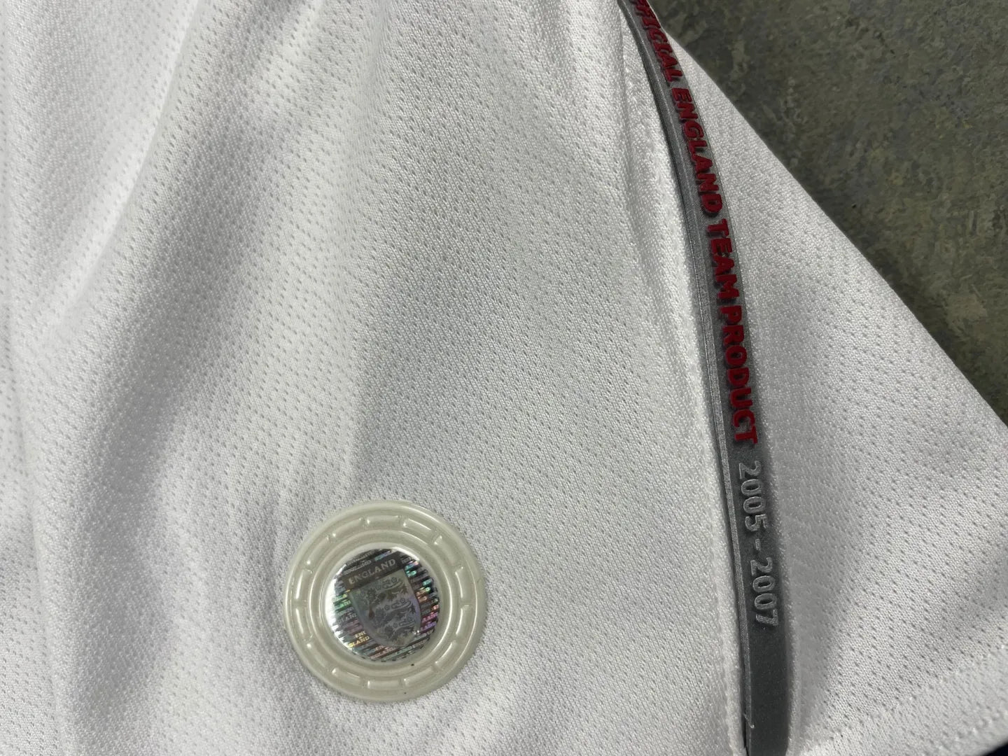 2006 England Home 1:1 Retro Soccer Jersey