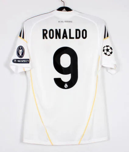 2009/2010 Real Madrid Home Fans 1:1 Quality Retro Soccer Jersey
