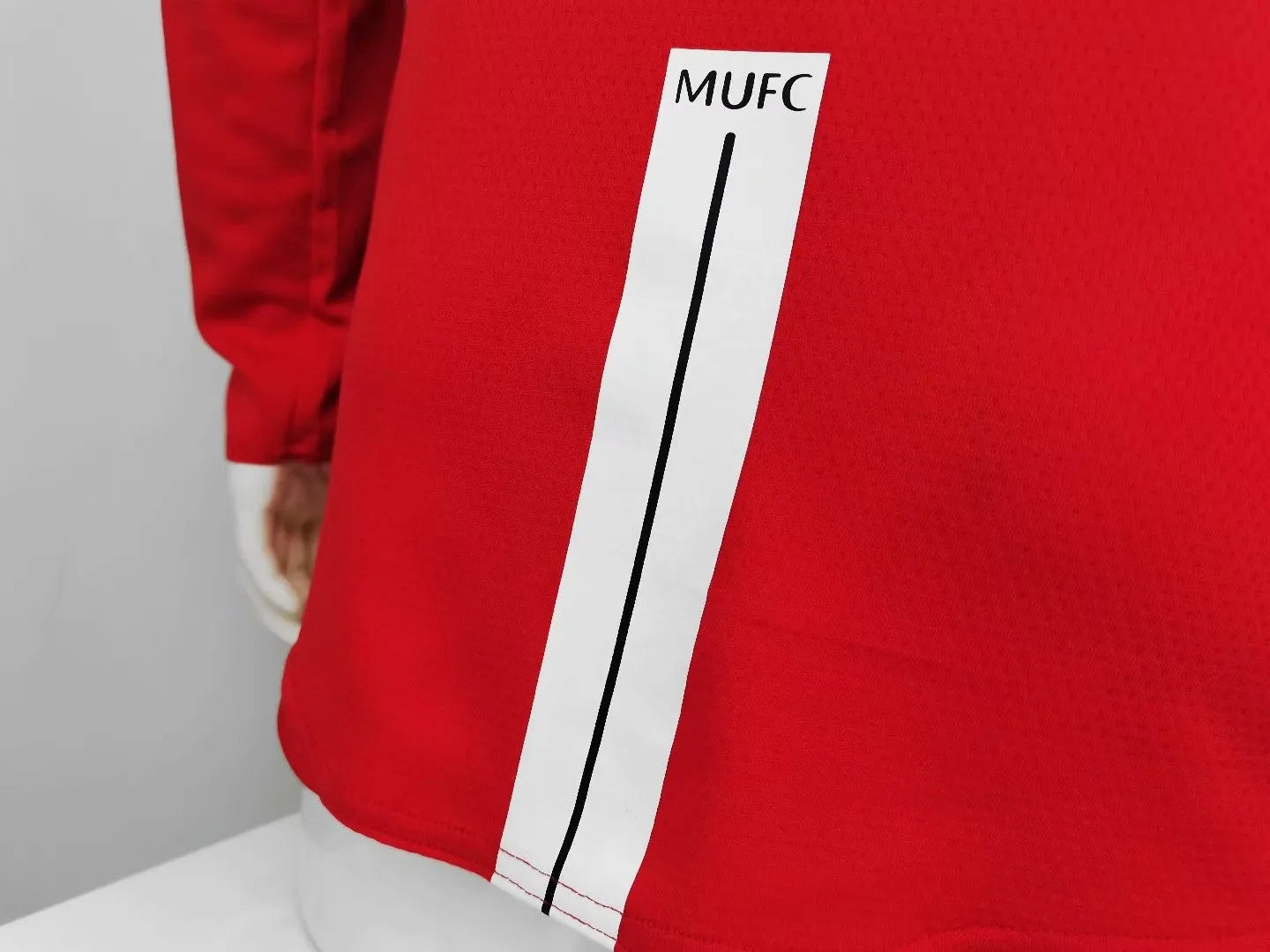 2007-2008 Manchester United Home Long sleeve 1:1 Quality Retro Soccer Jersey