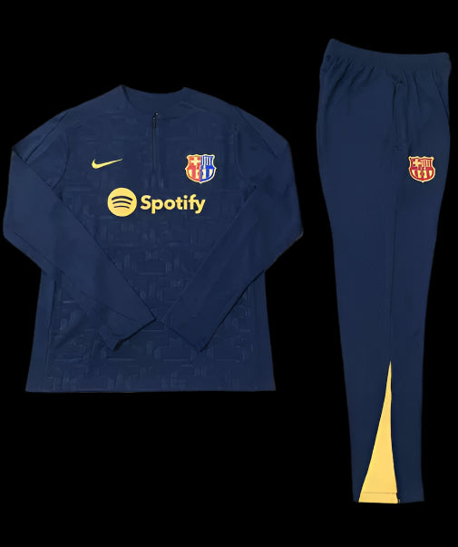 24/25 Barcelona Kids Royal Blue 1:1 Quality Training Jersey