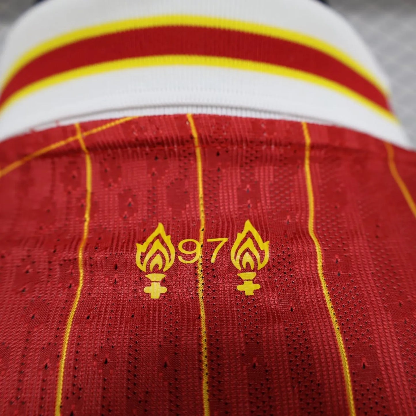 24/25 Liverpool Home Red Long Sleeve Player 1:1 Quality Soccer Jersey