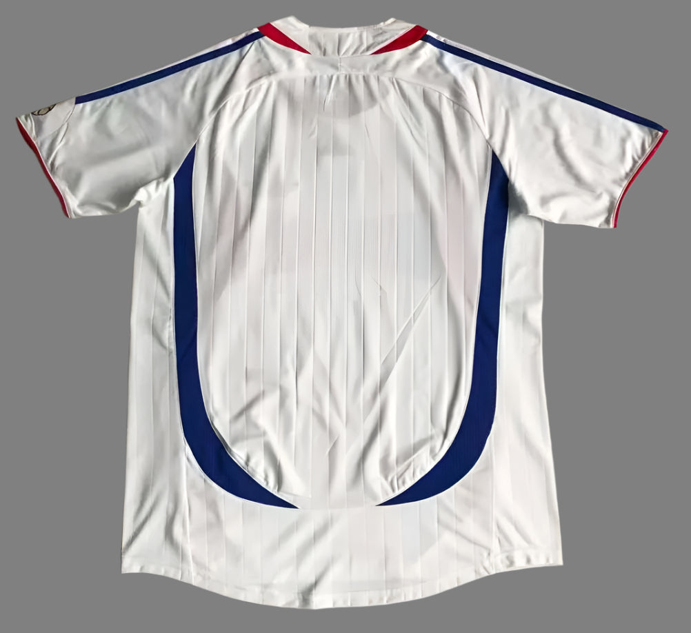 2006 France Away White Fans 1:1 Quality Retro Soccer Jersey