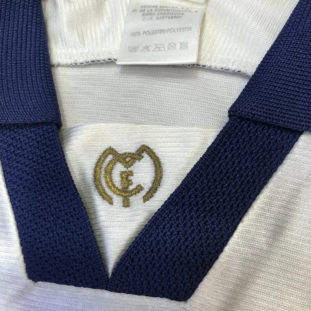 1999/2000 Real Madrid Home Long Sleeve 1:1 Quality Retro Soccer Jersey
