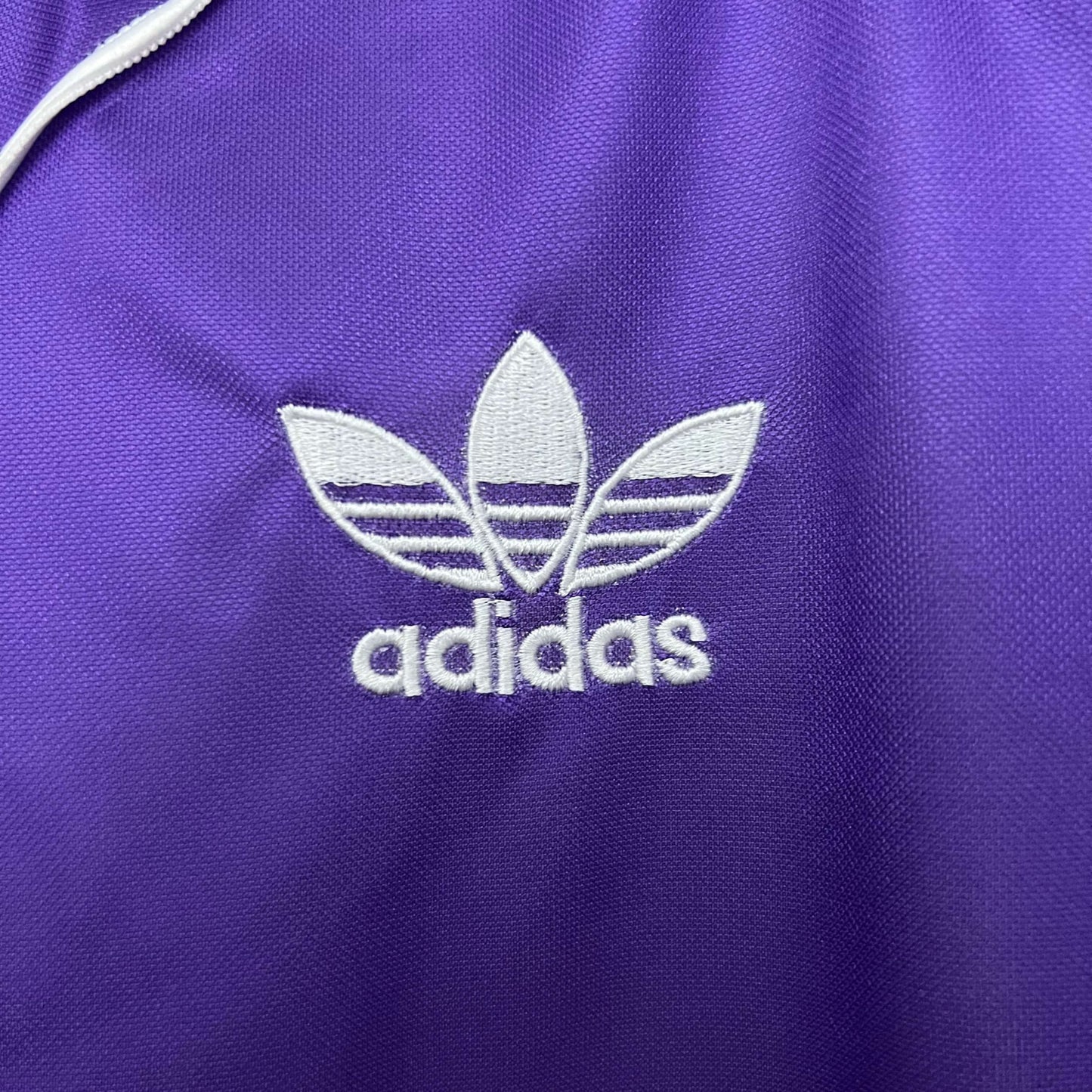 1984/1985 Real Madrid Away Purple Long Sleeve Fans 1:1 Retro Soccer Jersey