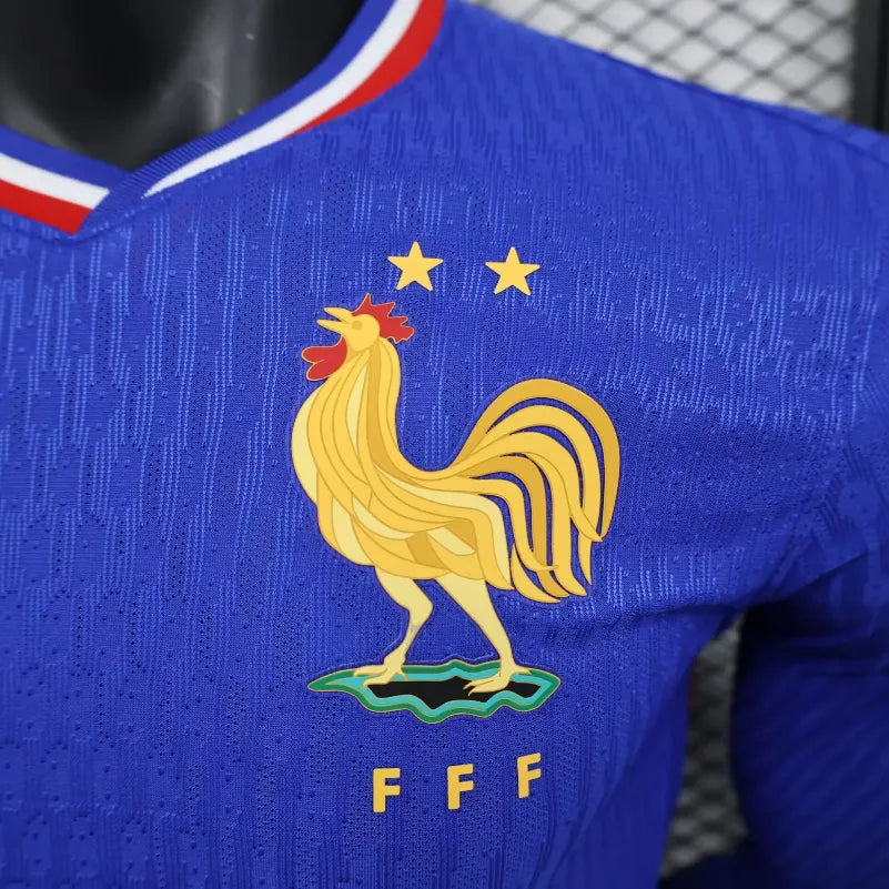 24/25 France Home Player Long sleeve 1:1 Quality Soccer Jersey