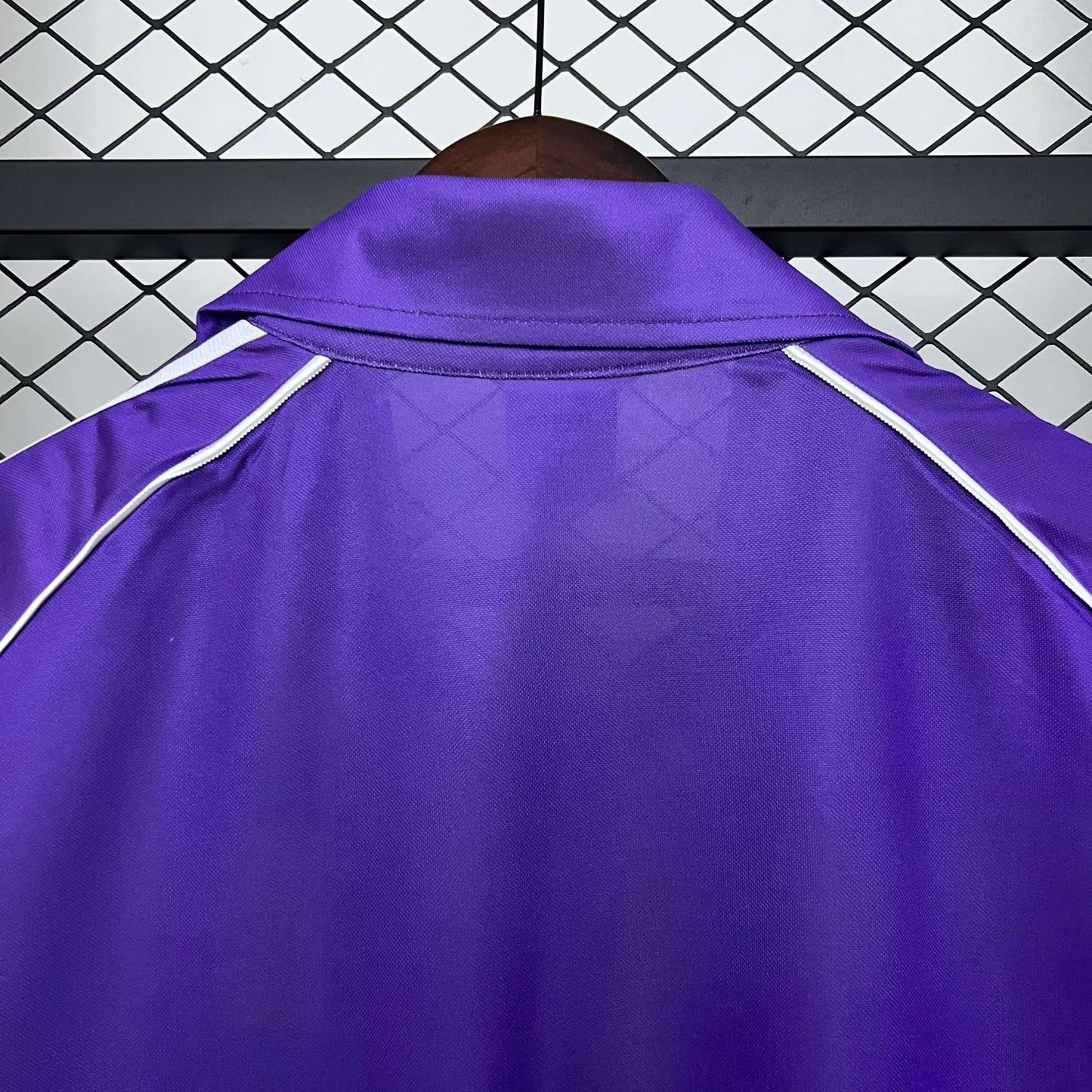 1984/1985 Real Madrid Away Fans Retro Purple 1:1 Quality Soccer Jersey