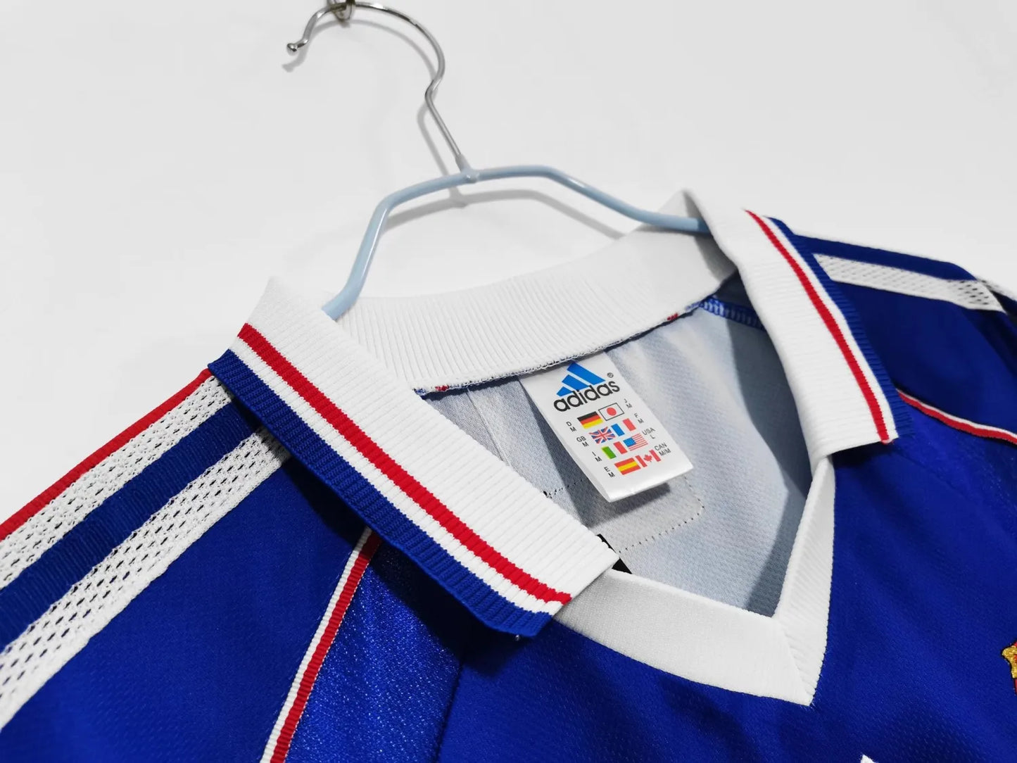 1998 France Home 1:1 Quality Retro Soccer Jersey