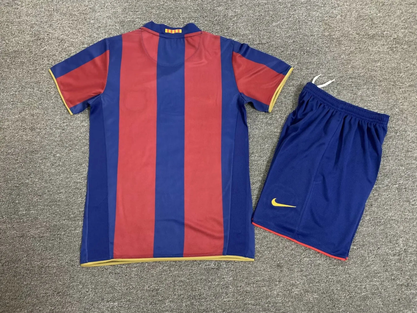 2007/2008 Barcelona Home 1:1 Kids Retro Soccer Jersey