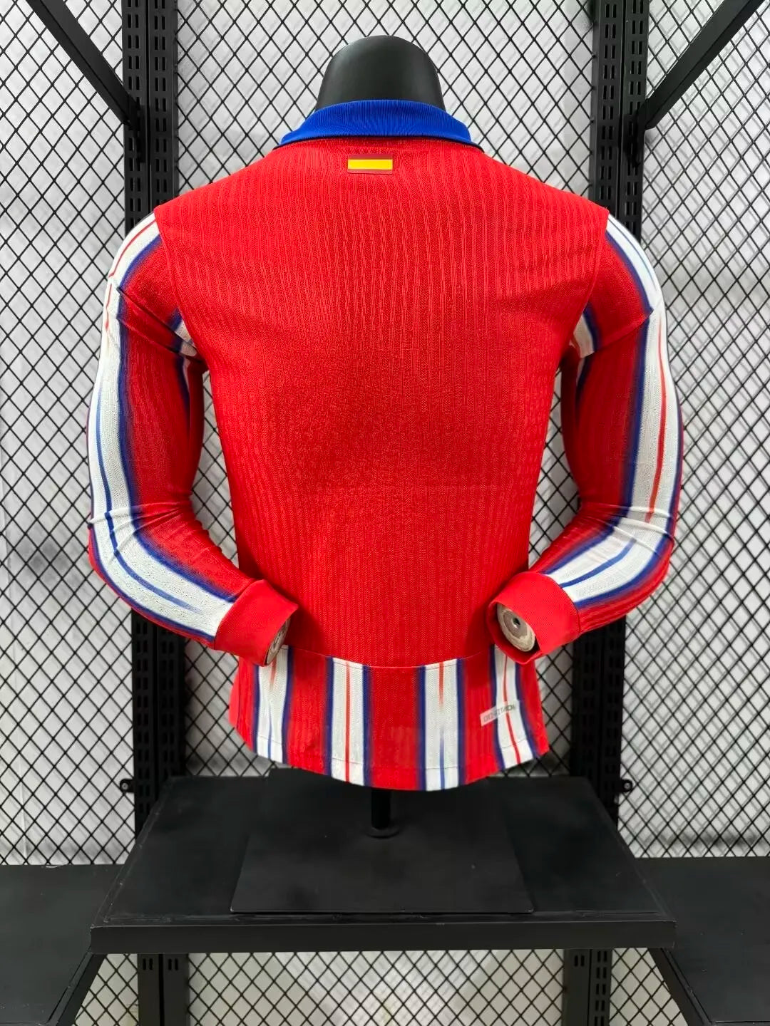 24/25 Atletico Madrid Home Long Sleeve Player 1:1 Quality Soccer Jersey