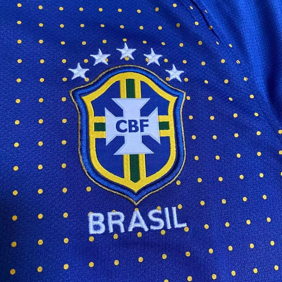 2010 Brazil Away Fans Retro 1:1 Quality Soccer Jersey