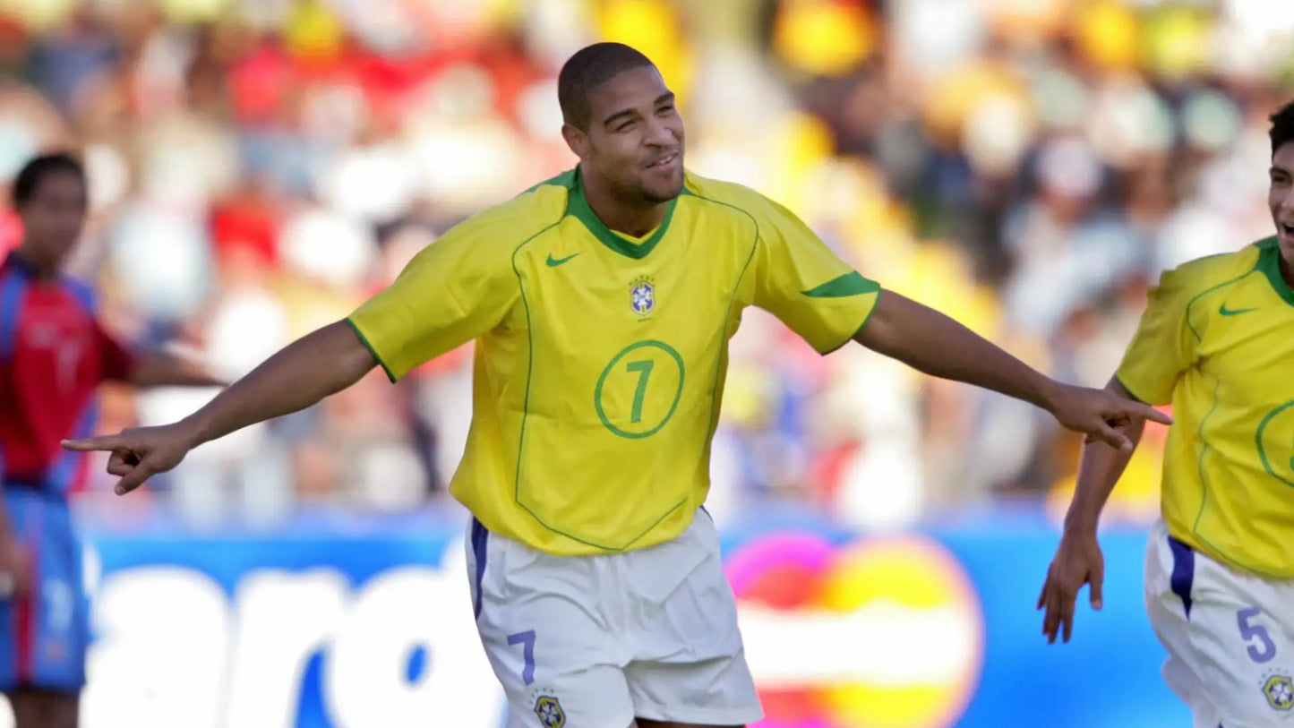 2004 Brazil Home 1:1 Quality Retro Soccer Jersey