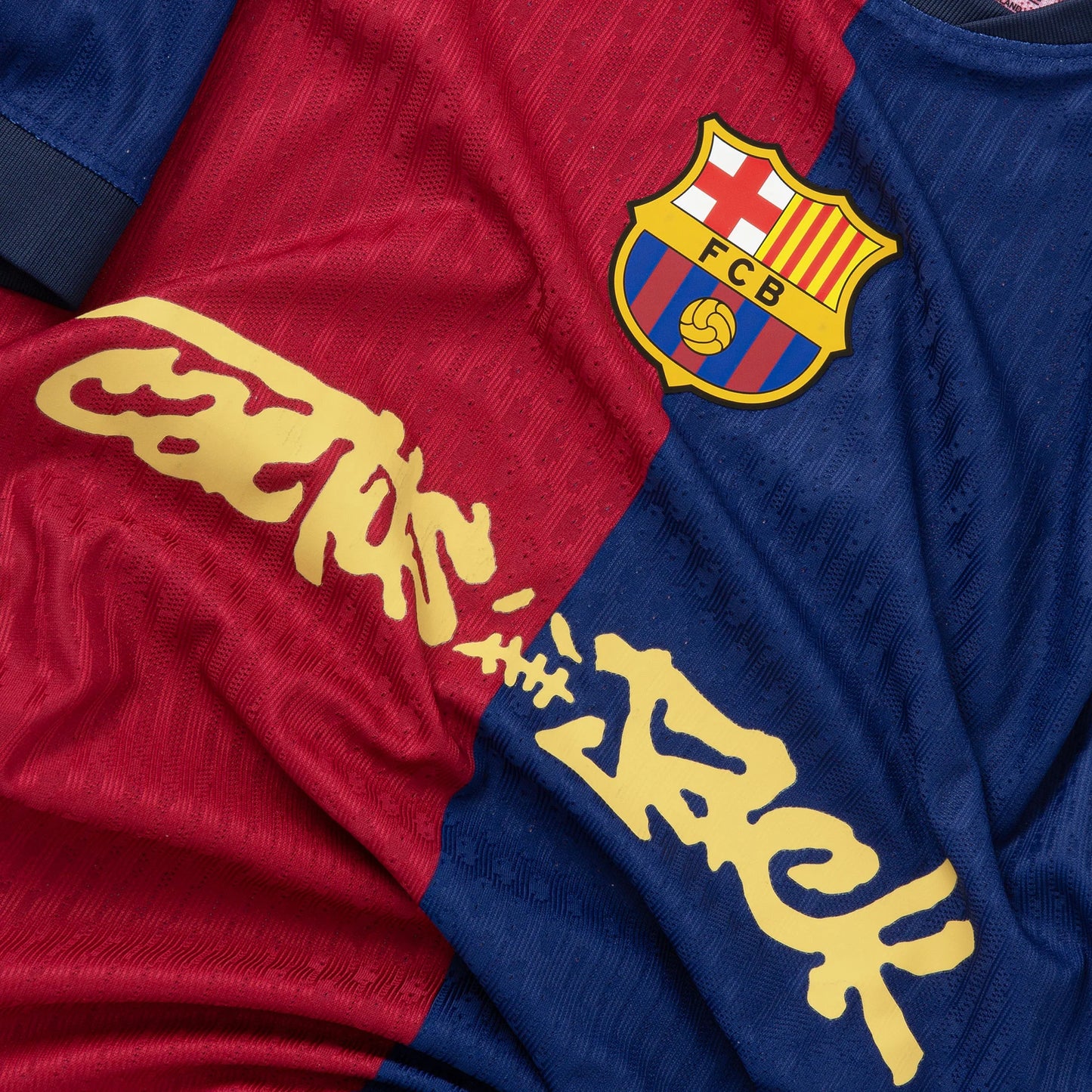 24/25 Barcelona x Travis Scott Home Player 1:1 Quality Soccer Jersey