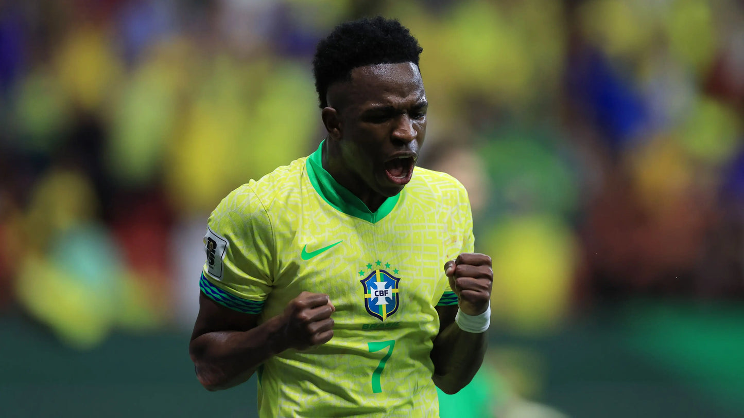 24/25 Brazil Home Player Long Sleeve 1:1 Quality Soccer Jersey