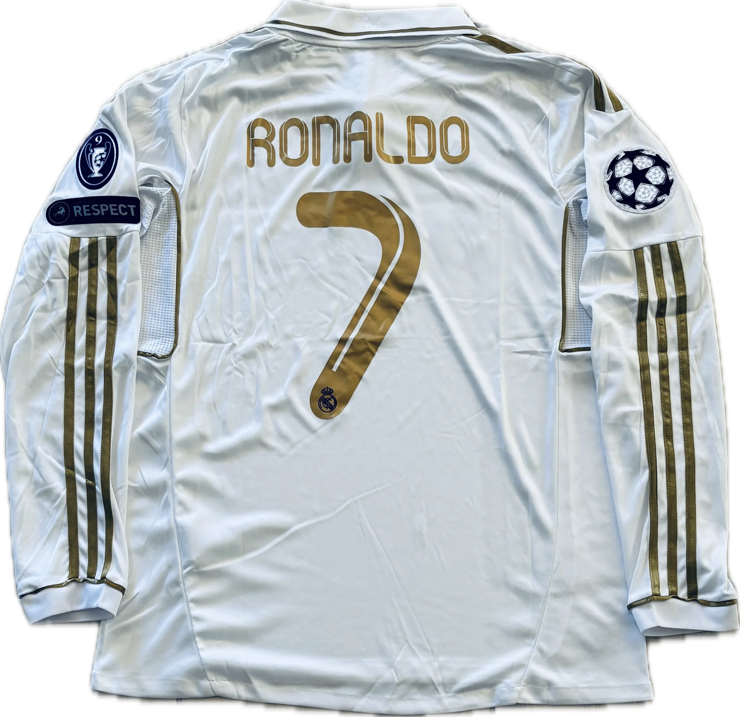 2011/2012 Retro Real Madrid Player Home Long Sleeve 1:1 Quality Soccer Jersey