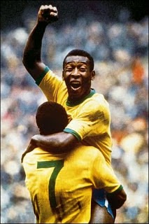 1957 Brazil Home 1:1 Quality Retro Soccer Jersey