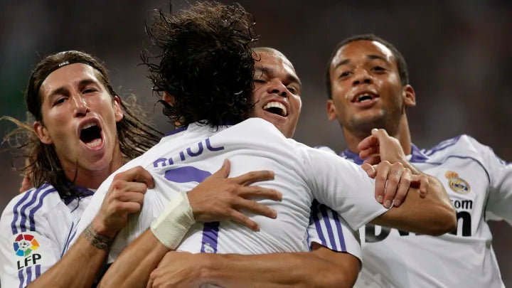 2007-2008 Retro Real Madrid Home 1:1 Quality Soccer Jersey