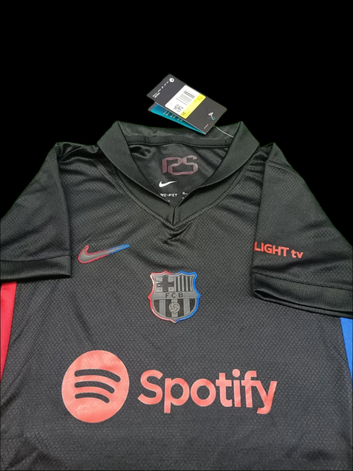 24/25 Barcelona Away Kids Kits 1:1 Soccer Jersey