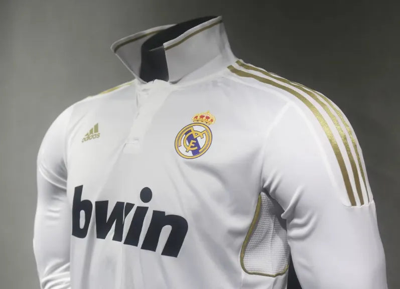 2011/2012 Retro Real Madrid Player Home Long Sleeve 1:1 Quality Soccer Jersey