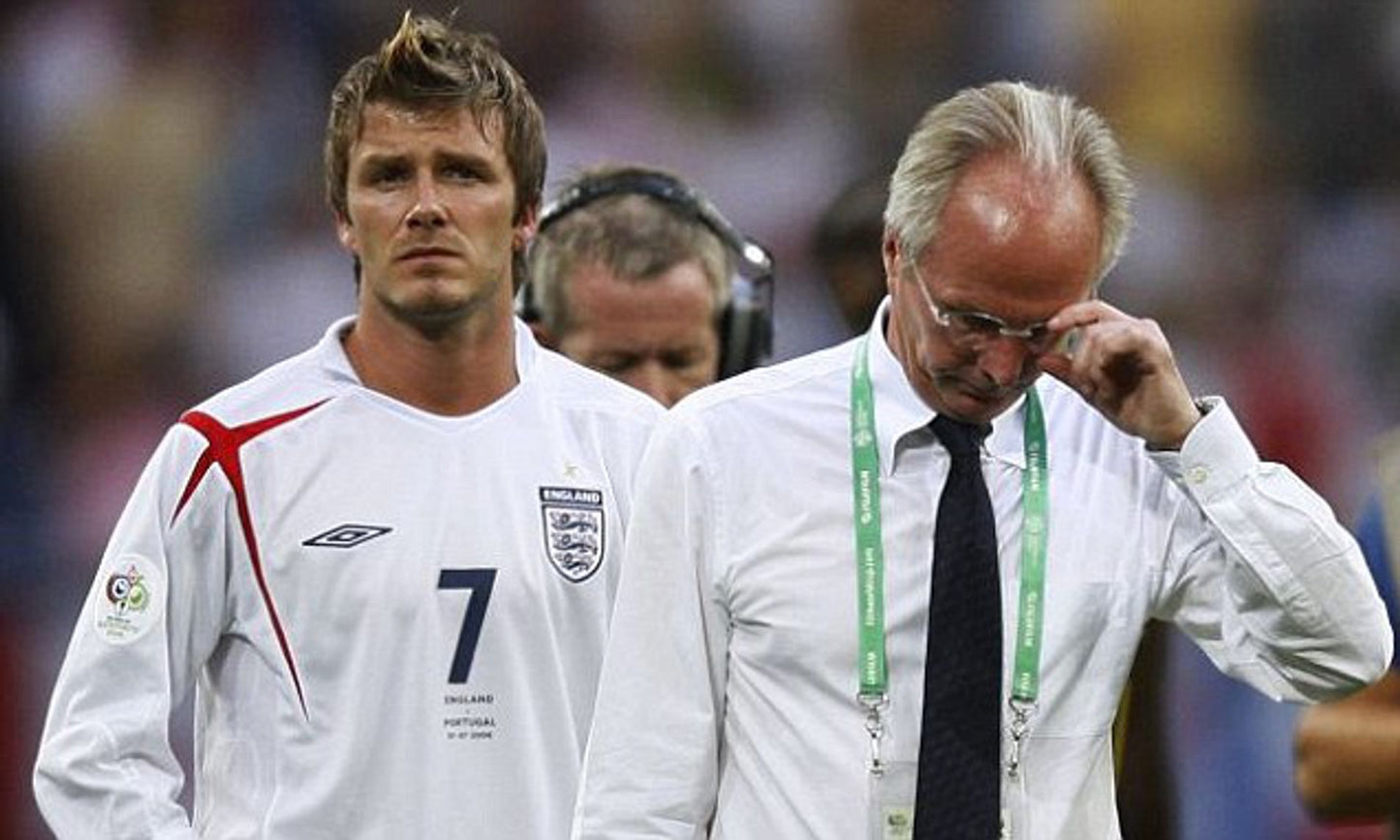 2006 England Home 1:1 Retro Soccer Jersey