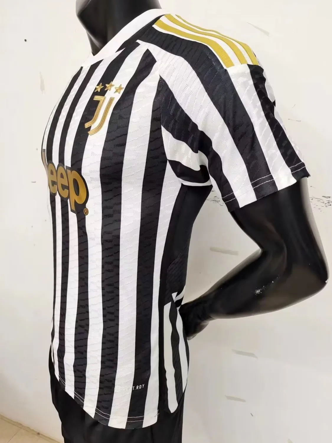23/24 Juventus Black White Player Version 1:1 Quality Soccer Jersey