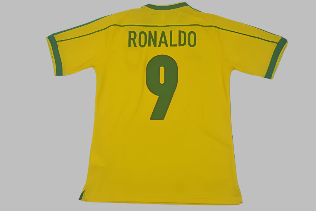 1998 Brazil Home Fans 1:1 Quality Retro Soccer Jersey