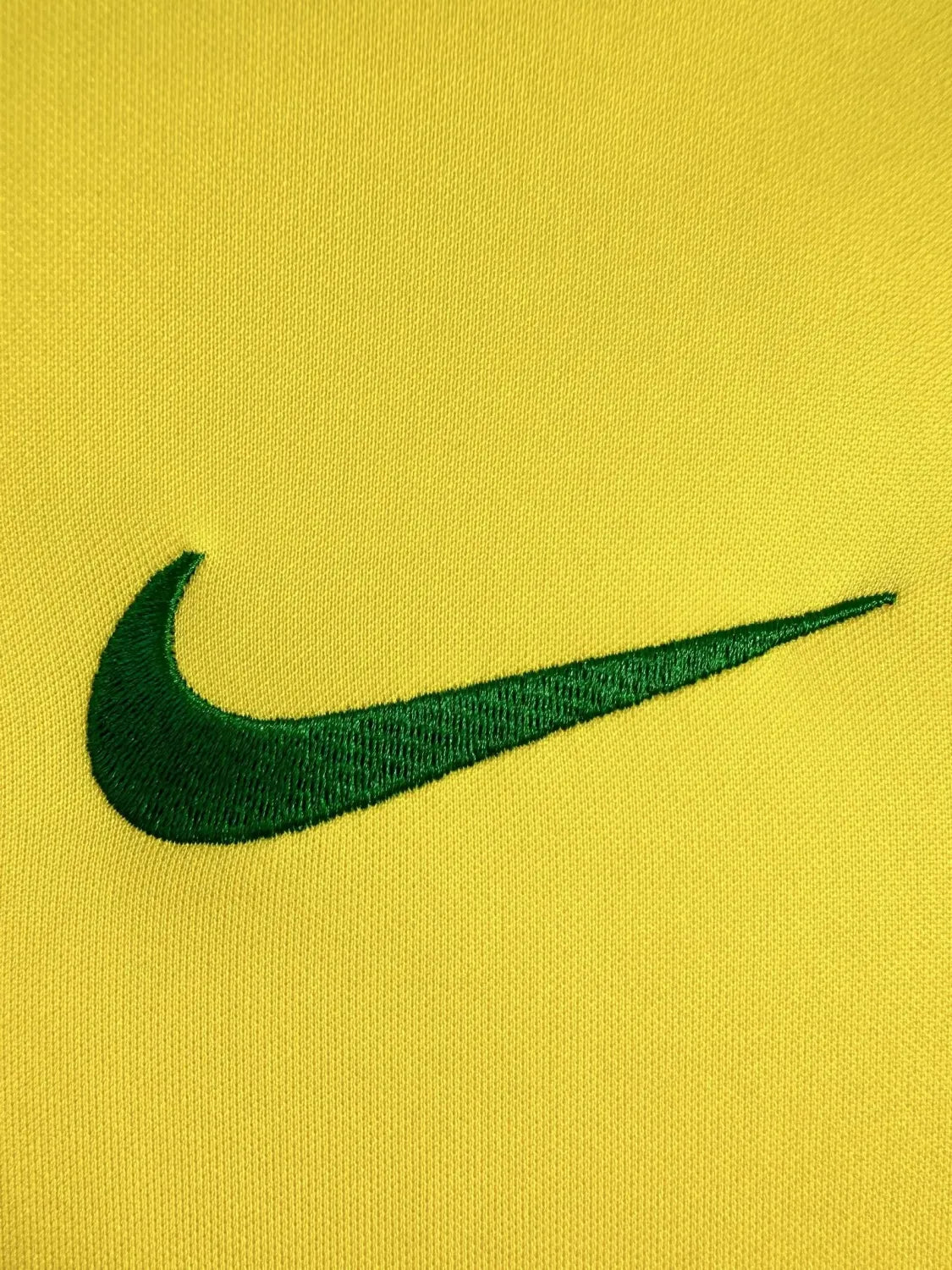 1998 Brazil Home Long Sleeve Fans Retro 1:1 Quality Soccer Jersey