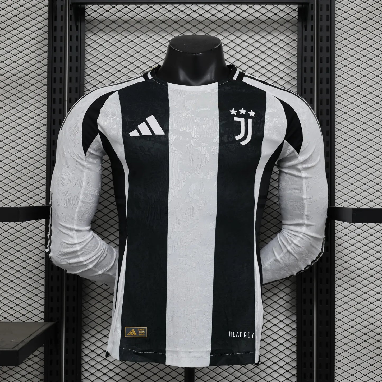24/25 Juventus Home Long Sleeve Player 1:1 Quality Soccer Jersey
