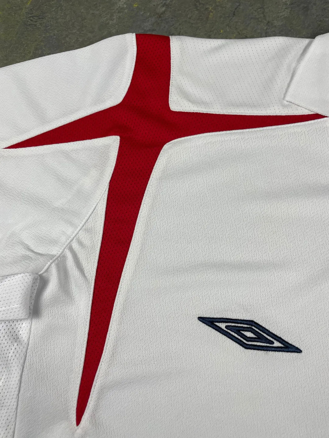 2006 England Home 1:1 Retro Soccer Jersey