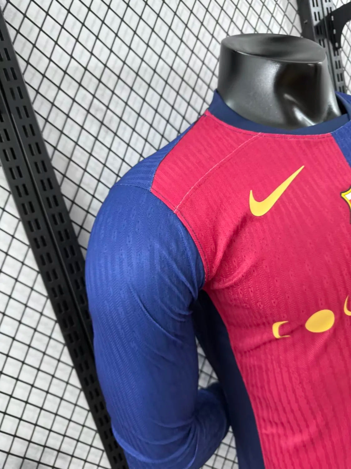 24/25 Barcelona Home Coldplay Band Long Sleeved Player 1:1 Quality Soccer Jersey