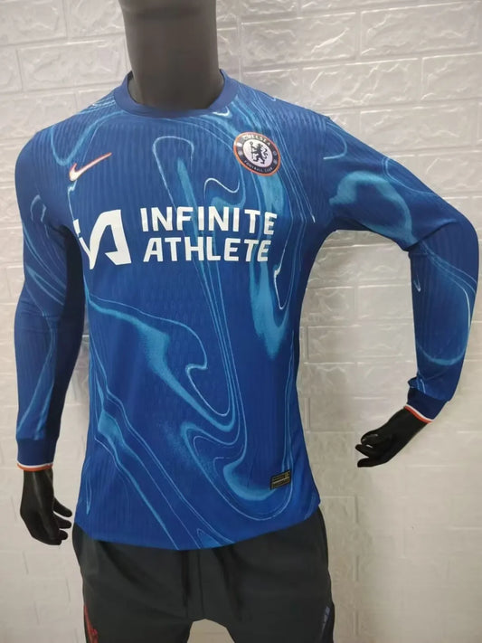 24/25 Chelsea Home Long Sleeve Player 1:1 Quality Soccer Jersey