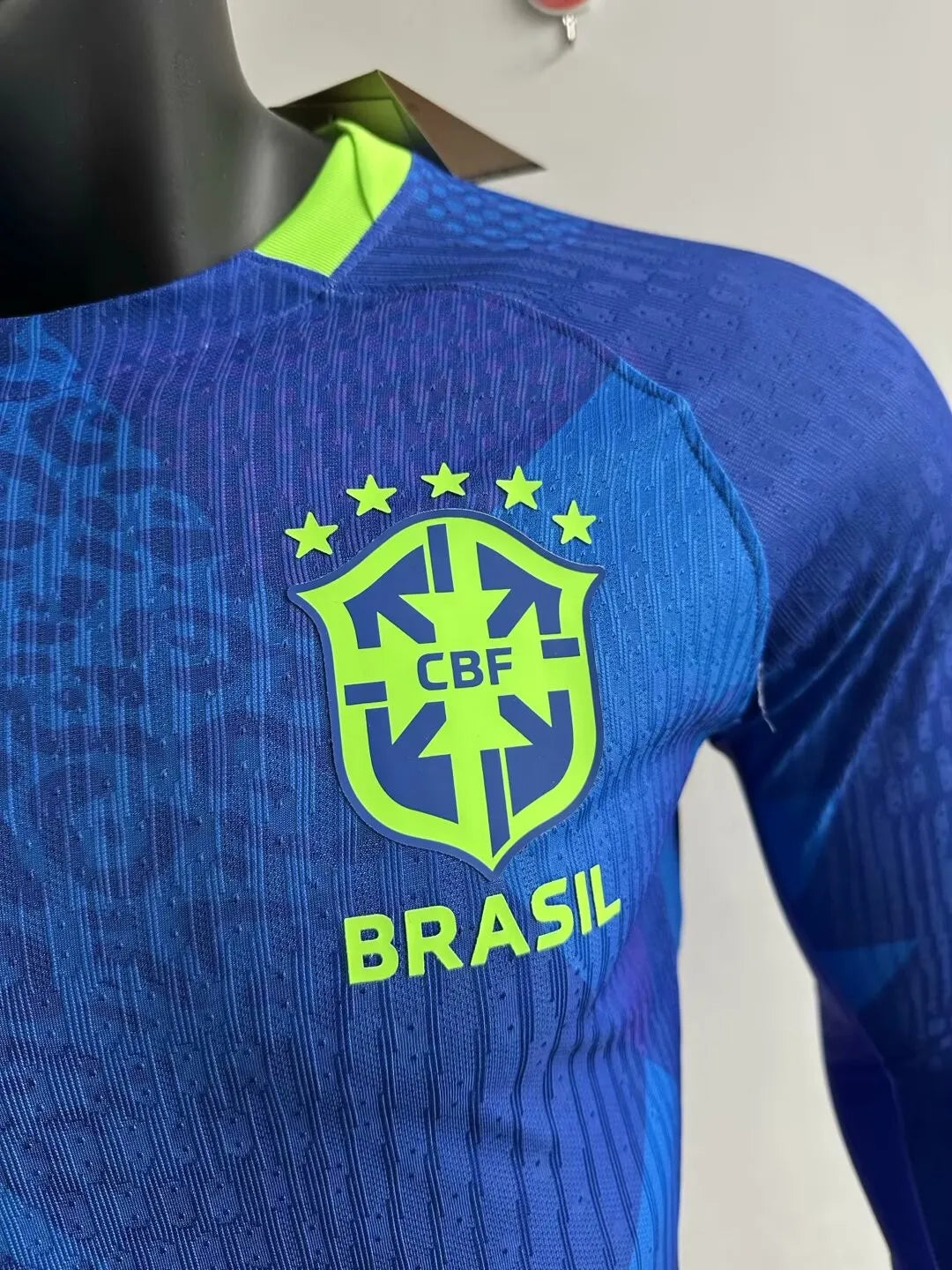 25/26 Brazil Away Player Long Sleeve 1:1 Quality Soccer Jersey