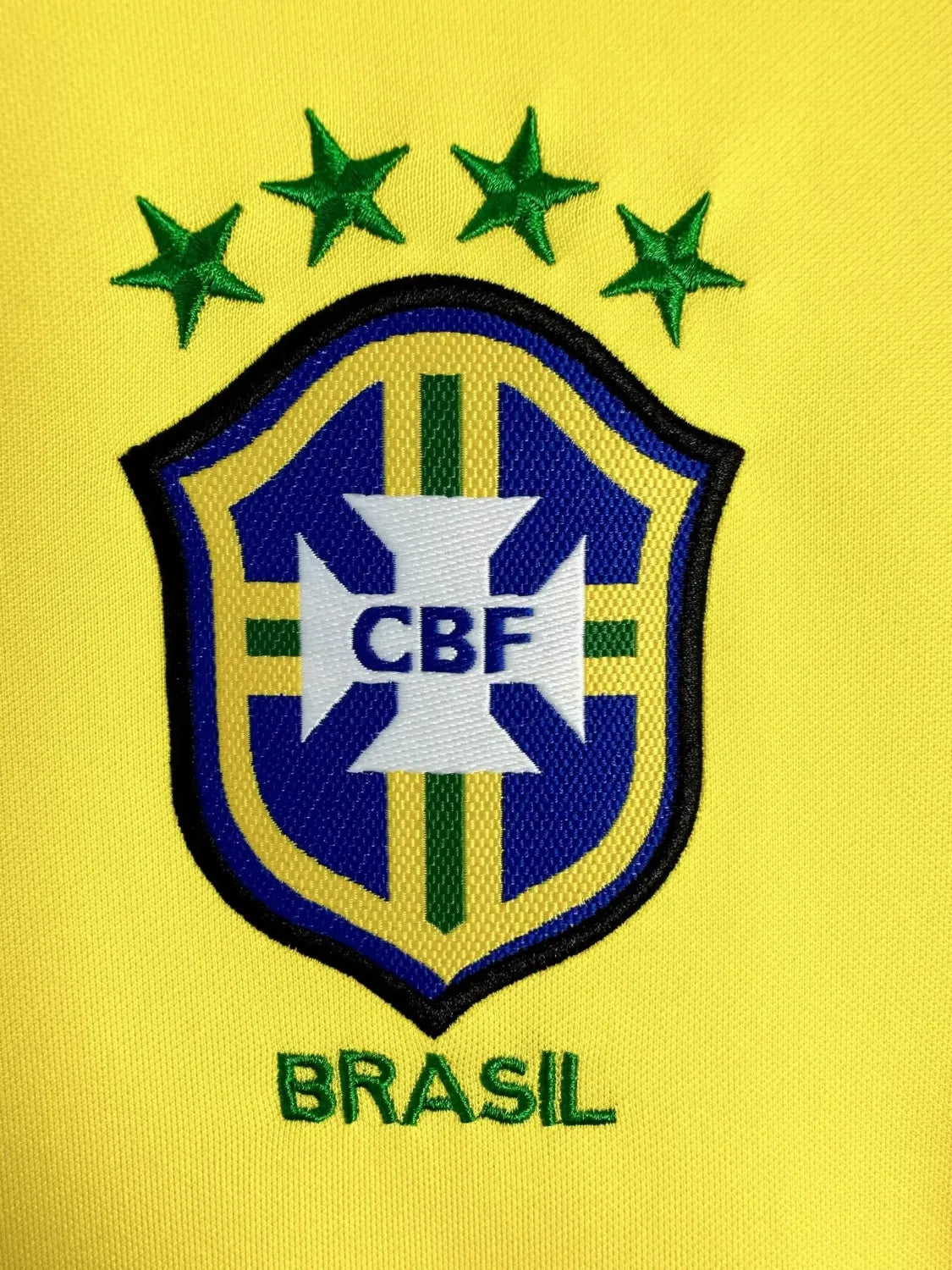 1998 Brazil Home Long Sleeve Fans Retro 1:1 Quality Soccer Jersey
