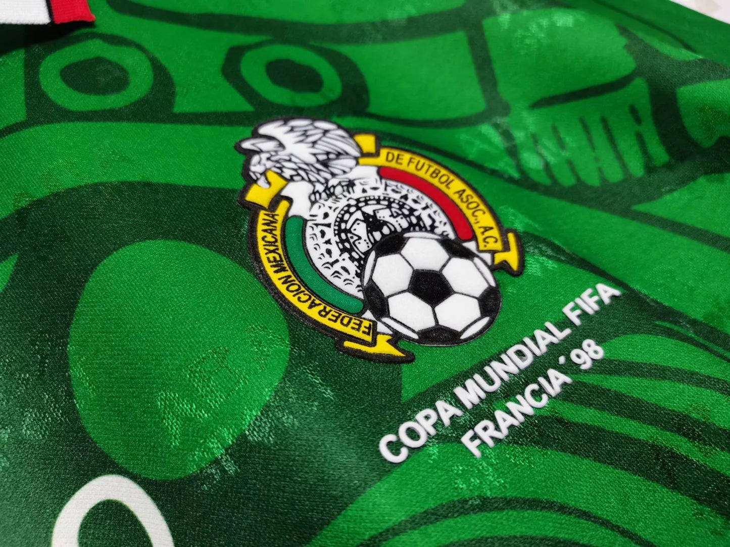 1998 Mexico Home Fans Version 1:1 Quality Retro Soccer Jersey