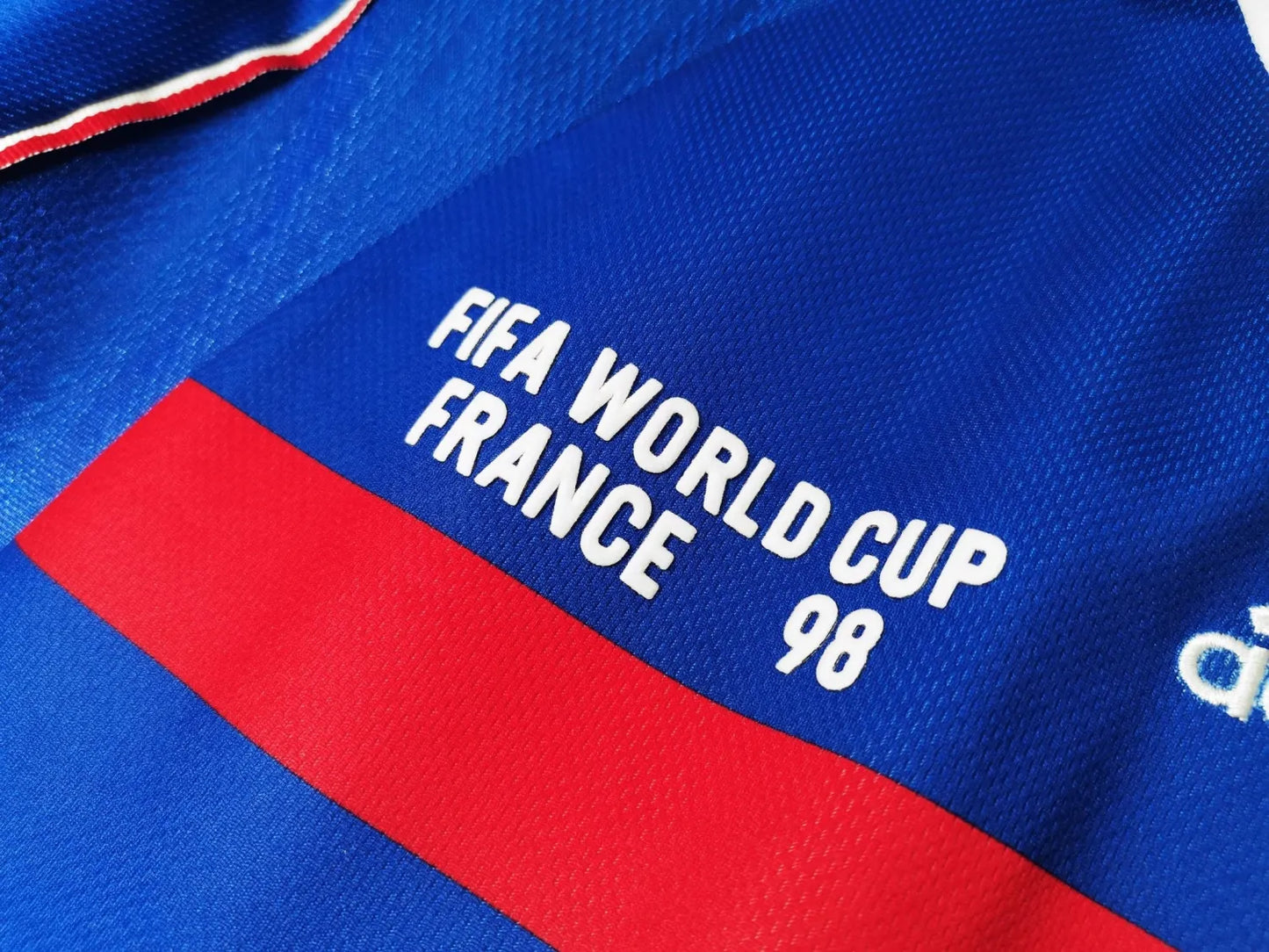 1998 France Home 1:1 Quality Retro Soccer Jersey