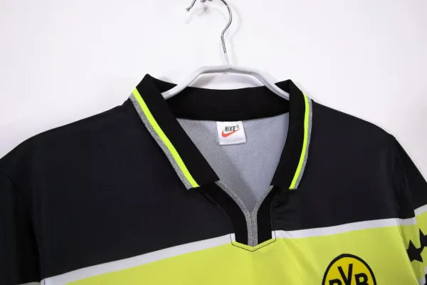 1988 Dortmund Home Yellow 1:1 Retro Soccer Jersey