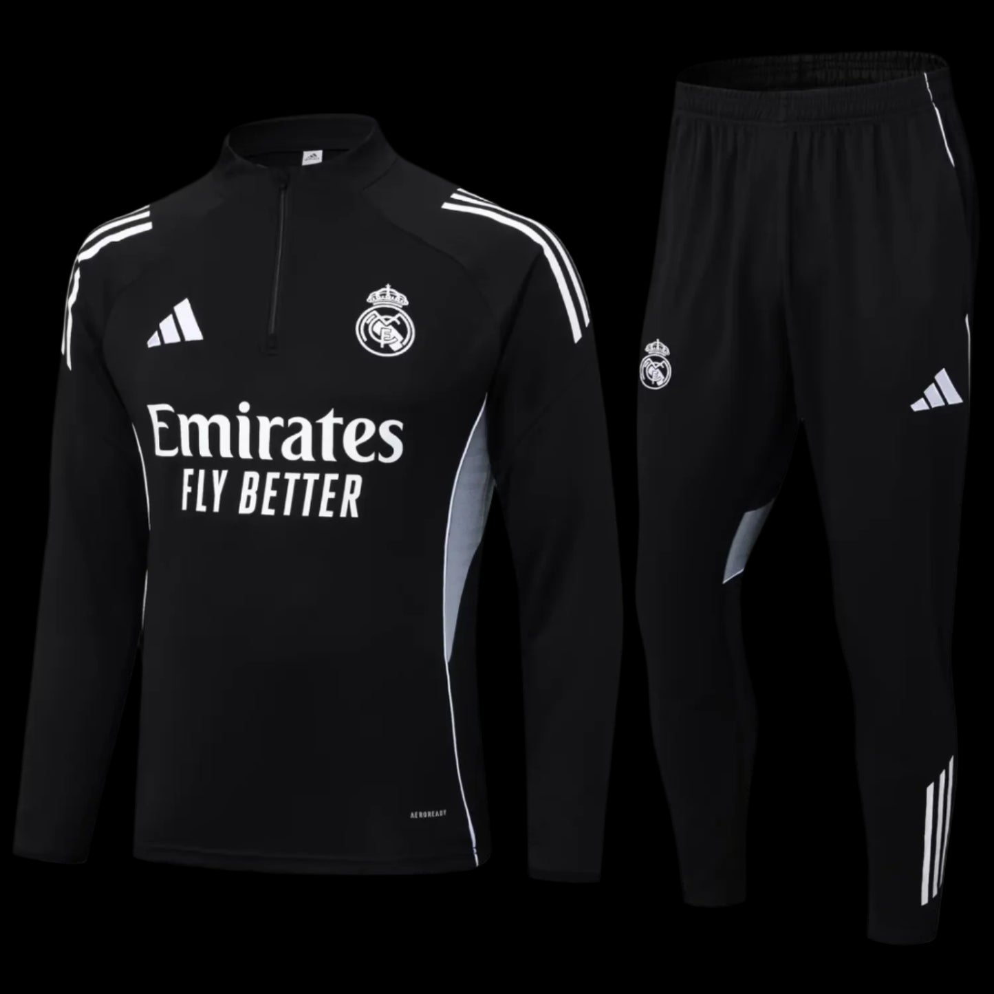 25/26 Real Madrid Black 1:1 Quality Training Jersey