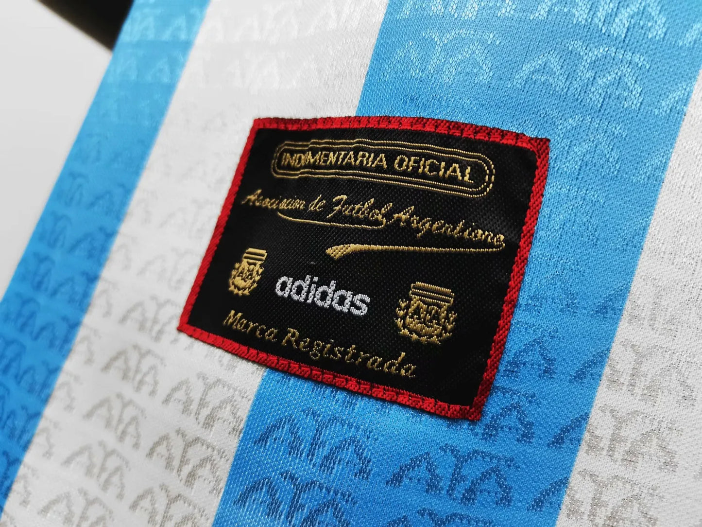 1996-1997 Argentina Home 1:1 Quality Retro Soccer Jersey