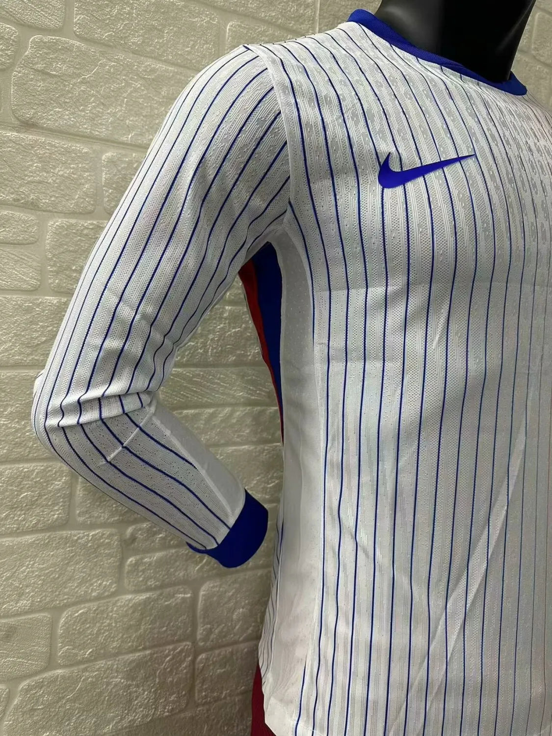 24/25 France Away Player Long sleeve 1:1 Quality Soccer Jersey