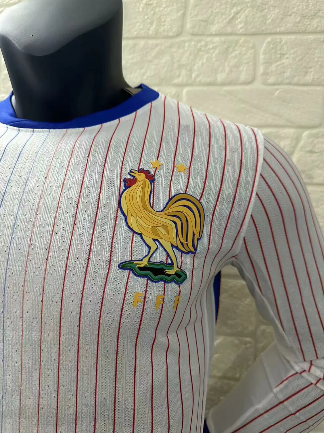 24/25 France Away Player Long sleeve 1:1 Quality Soccer Jersey