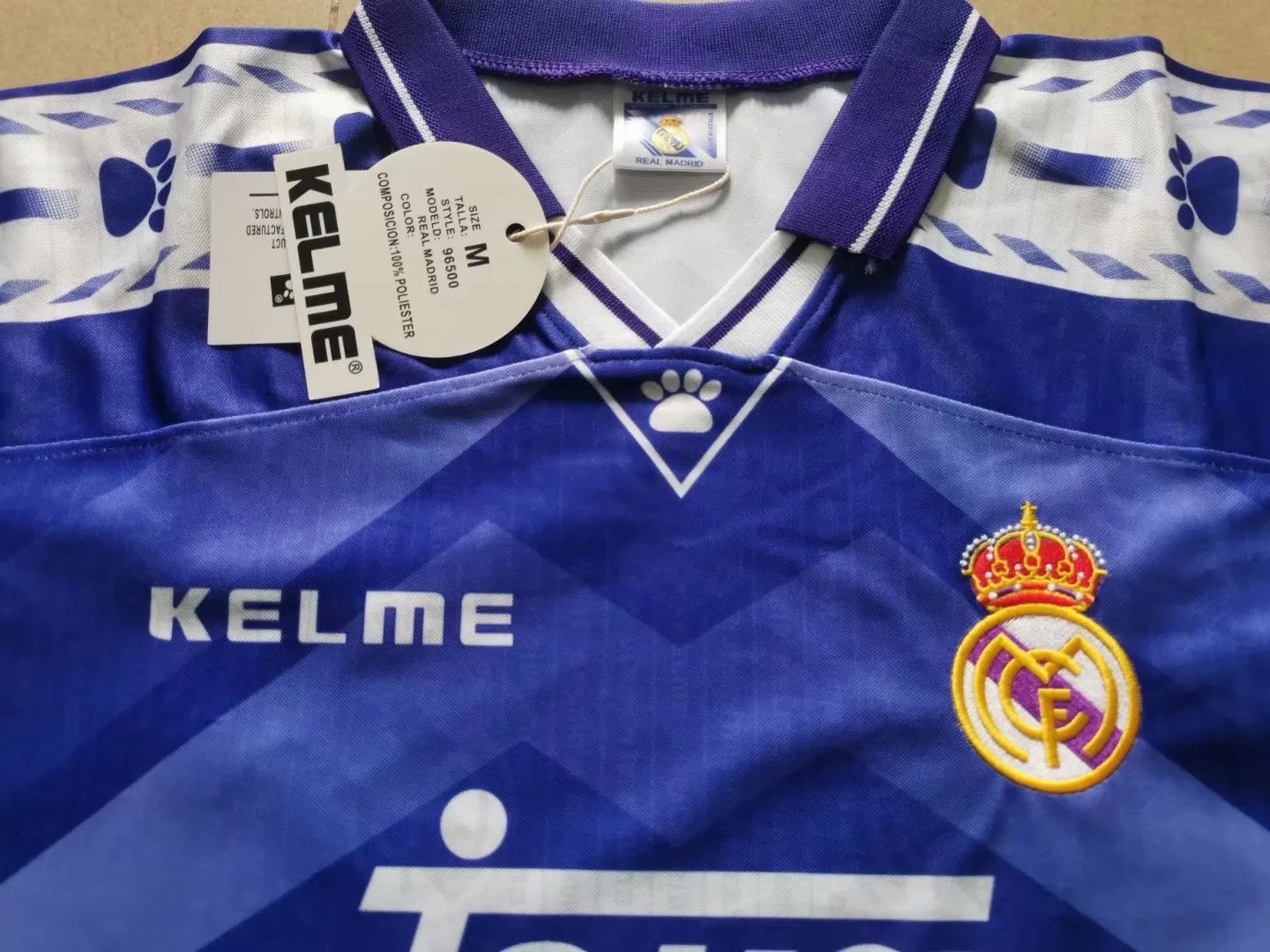 1996-1997 Real Madrid Away 1:1 Quality Retro Soccer Jersey