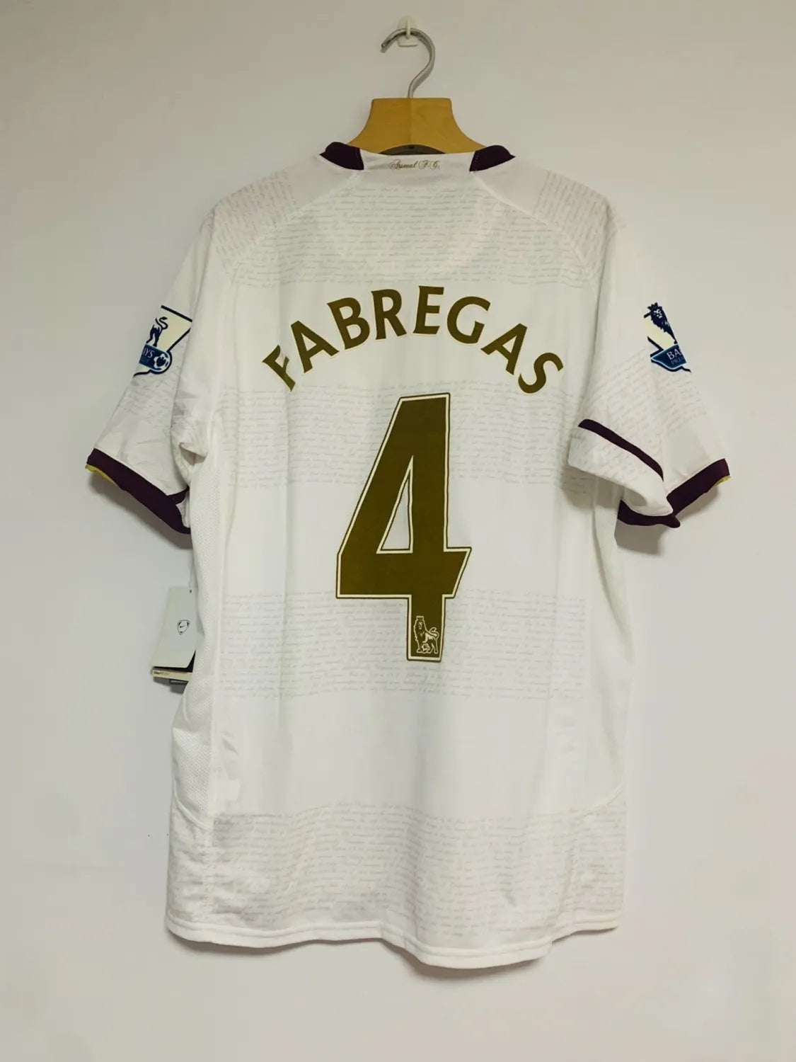 2007/2008 Arsenal Away Fans 1:1 Quality Retro Soccer Jersey