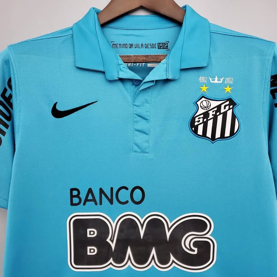 2012-2013 Retro Santos Blue 1:1 Quality Soccer Jersey