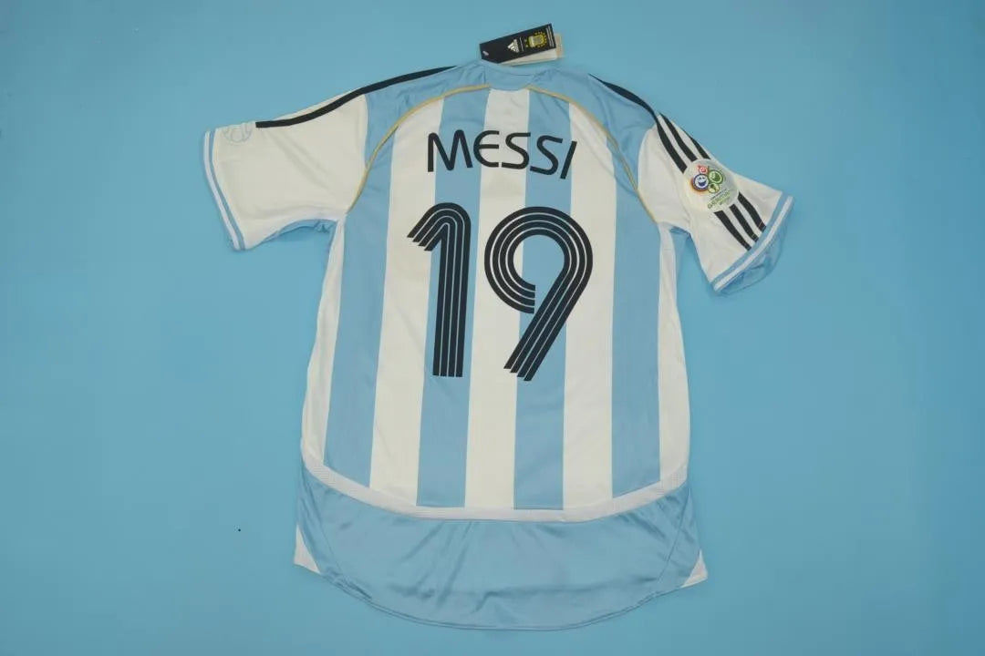 2006/2007 Argentina Home Fans 1:1 Quality Retro Soccer Jersey