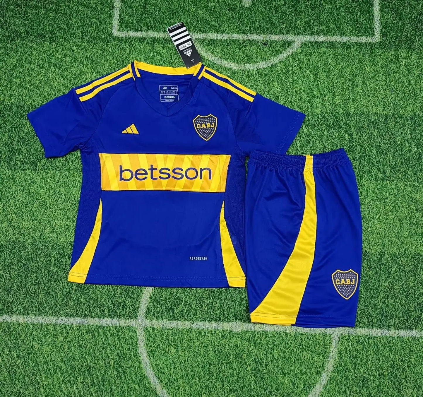 24/25 Boca Home Kids 1:1 Quality Soccer Jersey