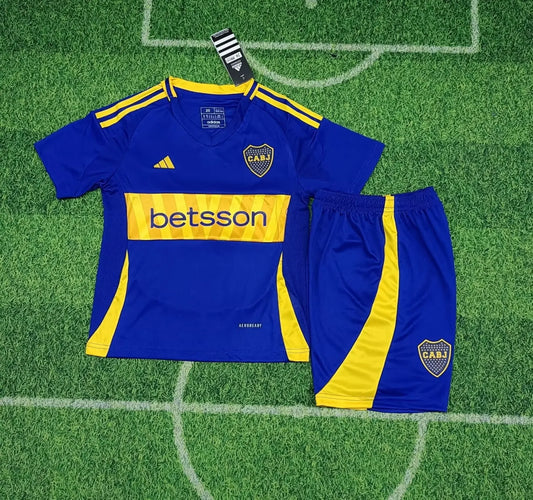 24/25 Boca Home Kids 1:1 Quality Soccer Jersey