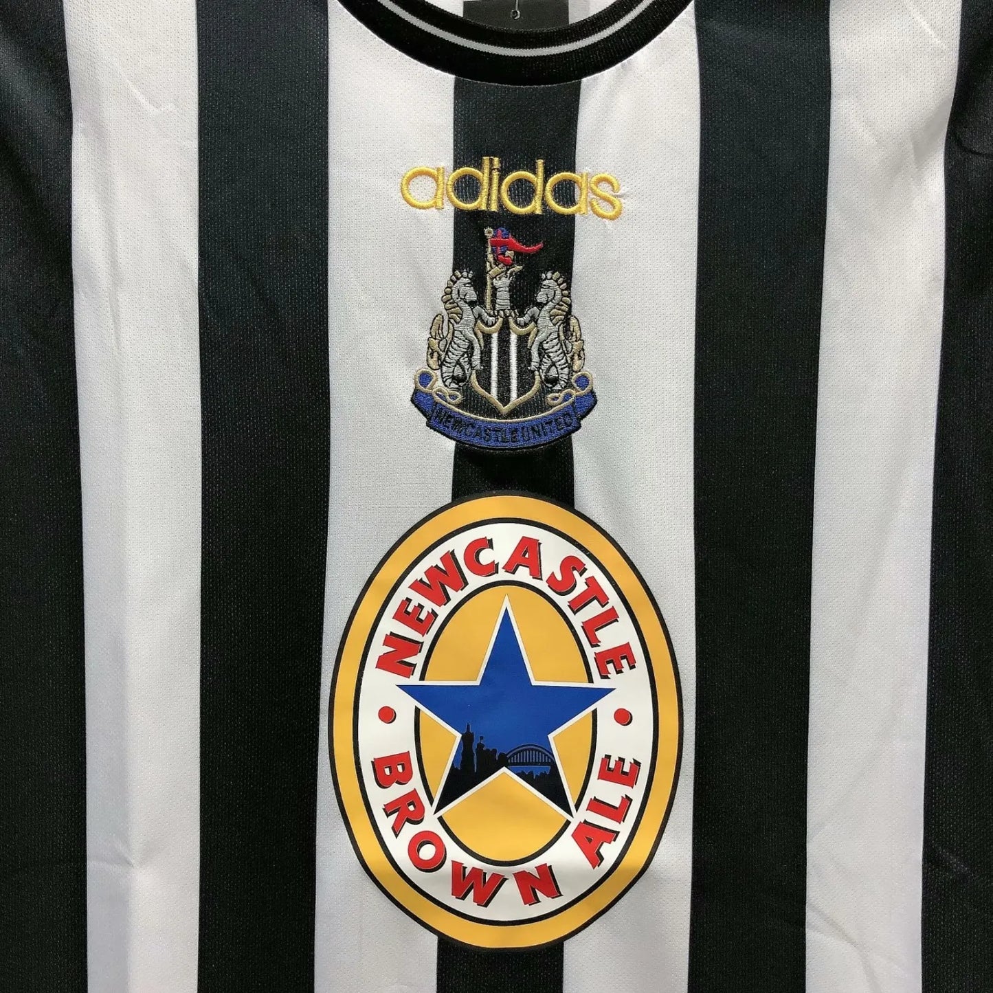 1997 1998 1999 Newcastle Home Fans 1:1 Quality Retro Soccer Jersey