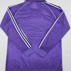 1984/1985 Real Madrid Away Purple Long Sleeve Fans 1:1 Retro Soccer Jersey