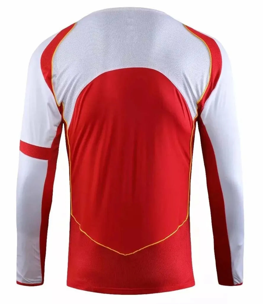 2004-2005 Arsenal Home Long Sleeve 1:1 Retro Soccer Jersey