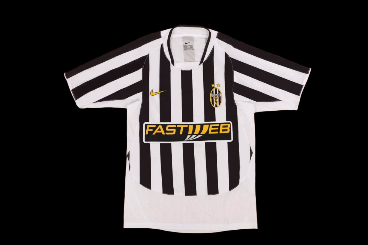 2003/2004 Juventus Home Fans Retro 1:1 Quality Soccer Jersey