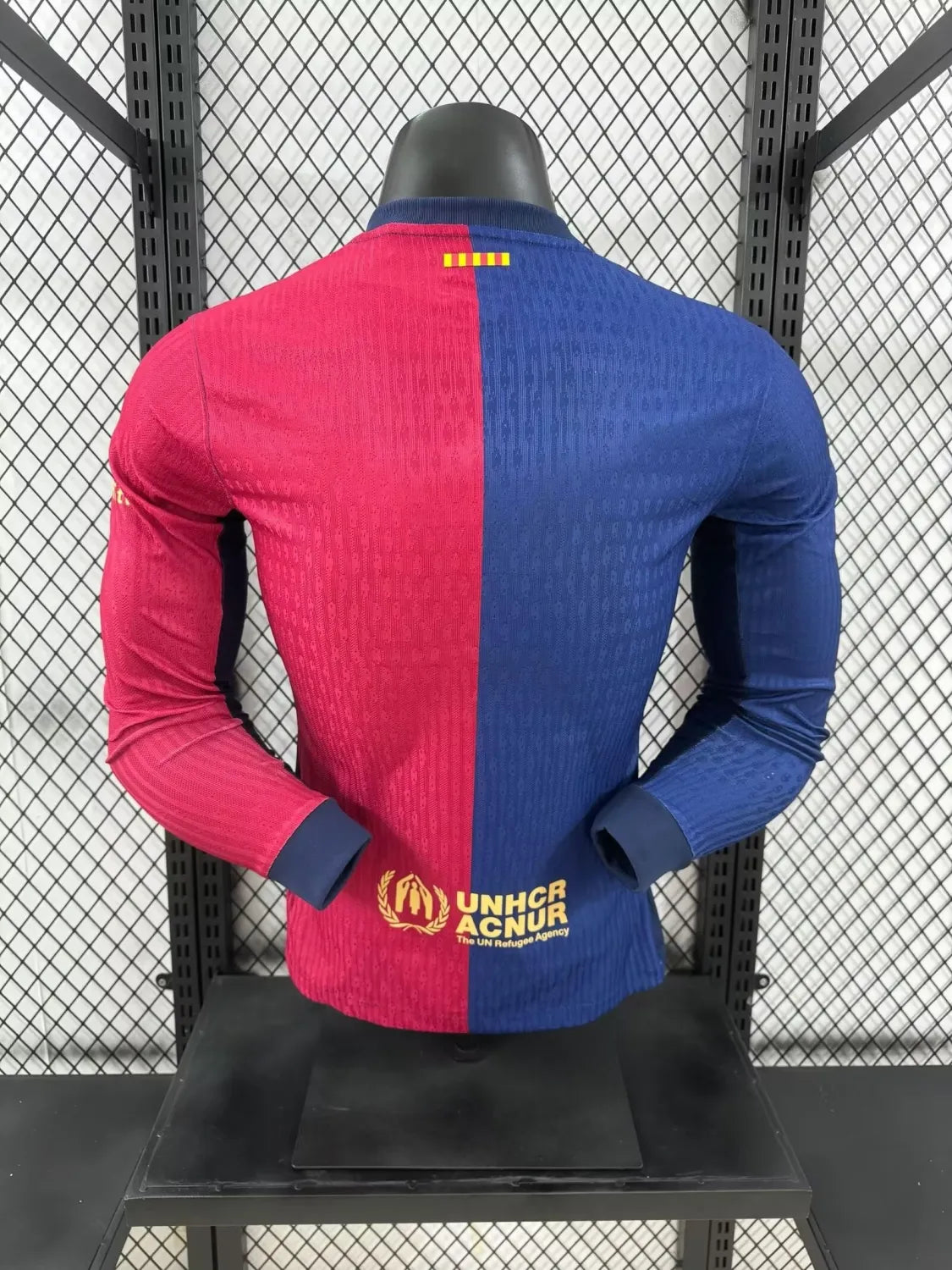 24/25 Barcelona Home Coldplay Band Long Sleeved Player 1:1 Quality Soccer Jersey